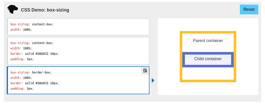 Box sizing border-box